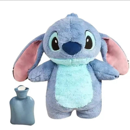 BOUILLOTTE PELUCHE CHAUFFANTE STITCH & ANGEL